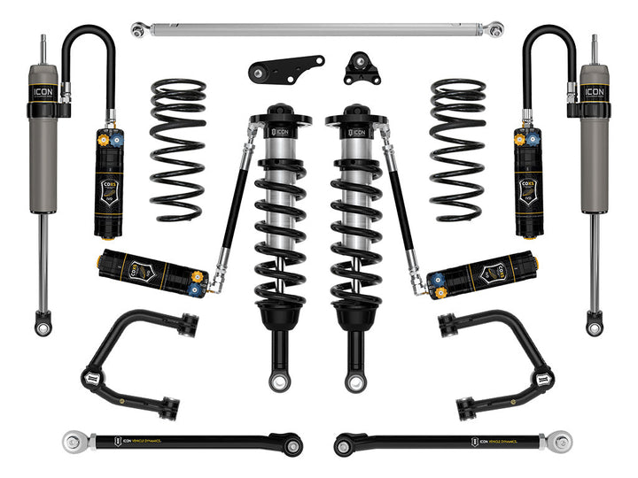 ICON Vehicle Dynamics 2024-2026 Toyota Land Cruiser 250 Series, 1.25-3" Lift, Stage 8 Suspension System, CDXS, Tubular