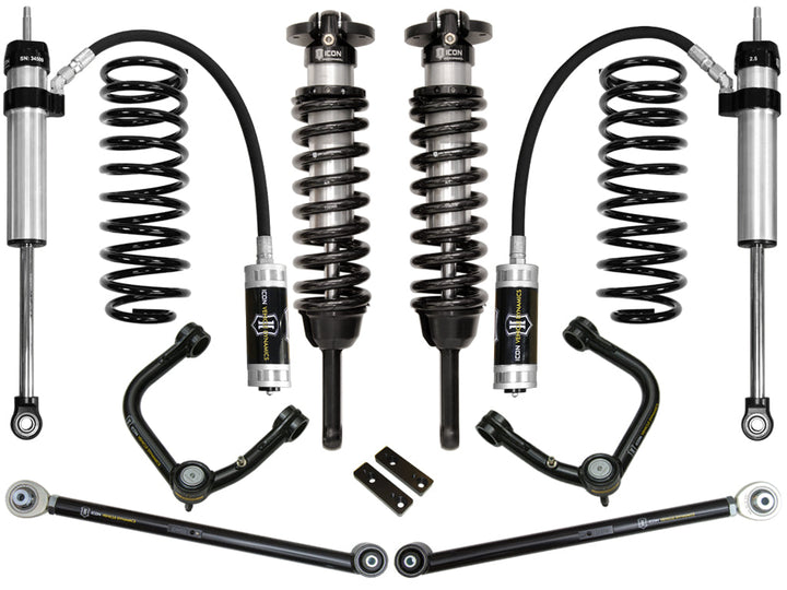 ICON Vehicle Dynamics 03-09 4Runner/FJ Cruiser 0-3.5" Lift Stage 4 Suspension System, Tubular UCA