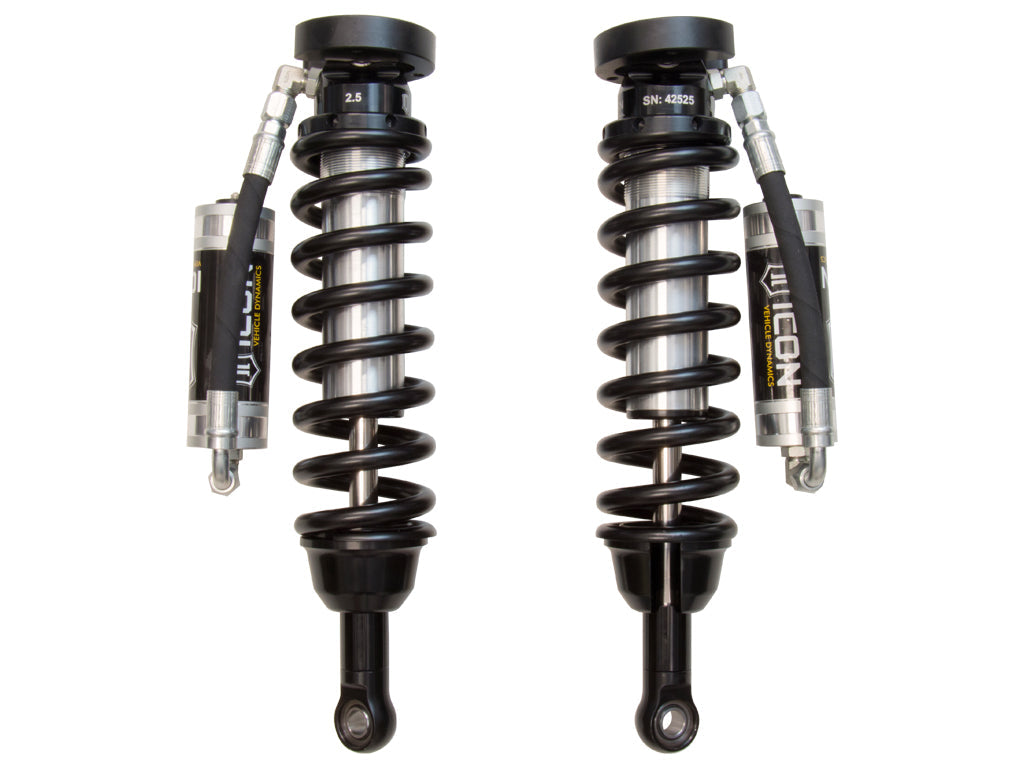 ICON Vehicle Dynamics 2011-2022 Ford Ranger T6, 1-3” Lift, V.S. 2.5 Series Coilover Kit, Remote Reservoir