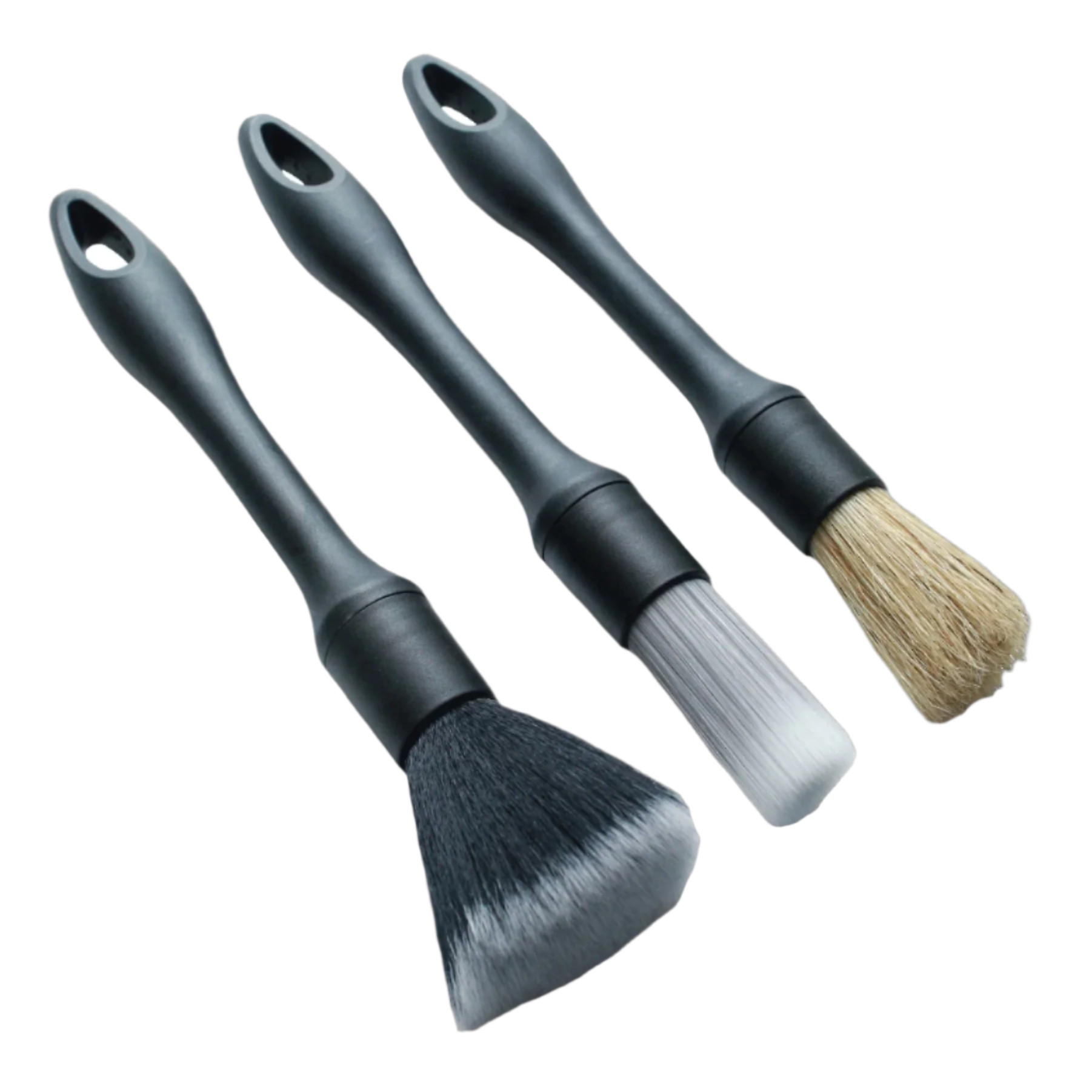 Proje Detailing Brush Set 3 Pc Microfiber Boar Hair