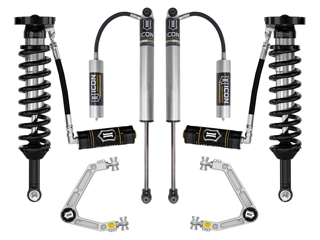 ICON Vehicle Dynamics 2023-2026 GMC Canyon AT4, Denali, & Elevation/Chevrolet Colorado Trail Boss, 1.75-2.5" Lift, Stage 3 Suspension System, Billet