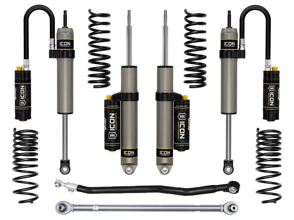 ICON Vehicle Dynamics 2014-2026 Ram 2500 4WD, Diesel, Coil Spring Rear, 2.5" Lift, Stage 4 Suspension System, w/ Performance Rear Coil Springs