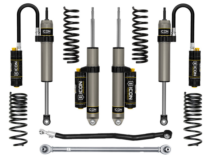 ICON Vehicle Dynamics 2014-2026 Ram 2500 4WD, Diesel, Coil Spring Rear, 2.5" Lift, Stage 4 Suspension System, w/ Performance Rear Coil Springs