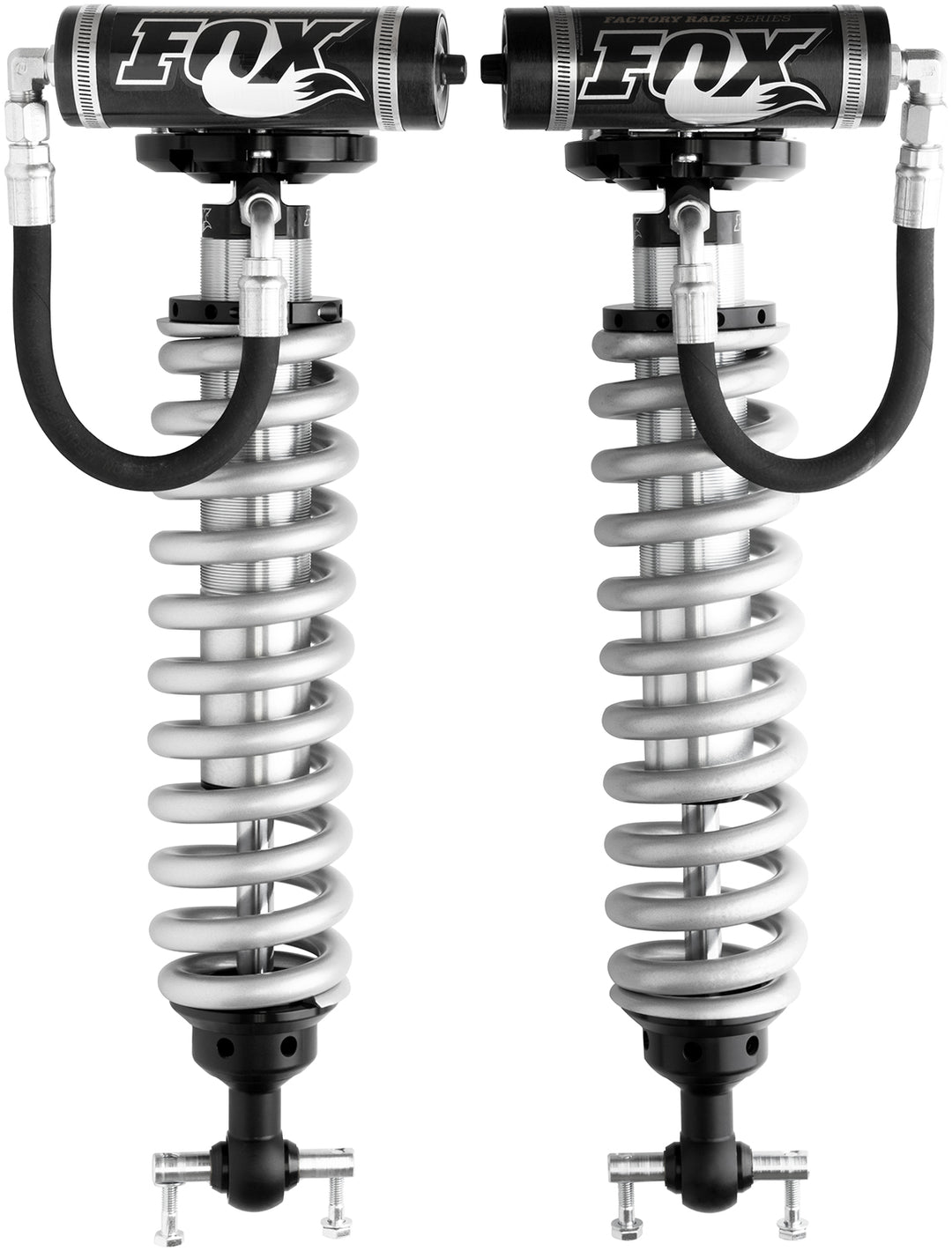 Fox Factory 2014+ F-150 4WD Front Coilover 2.5 Series Remote Reservoir 5.3 Inch 4-6 Inch Lift Kit