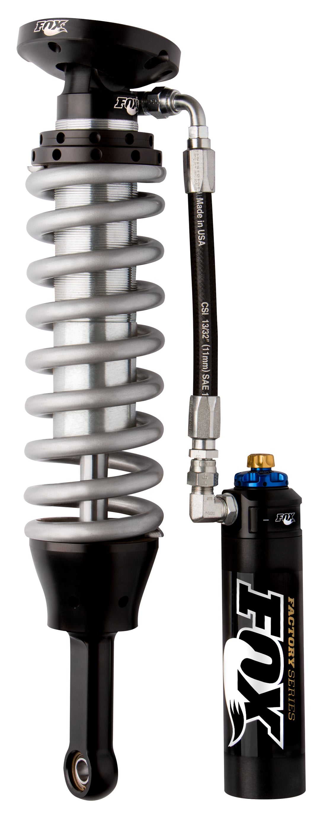 Fox Factory 2008+ Toyota Land Cruiser 200 Series Front Coilover 2.5 Series Remote Reservoir 5.7 Inch 0-2 Inch Lift Dual Speed Compression Kit