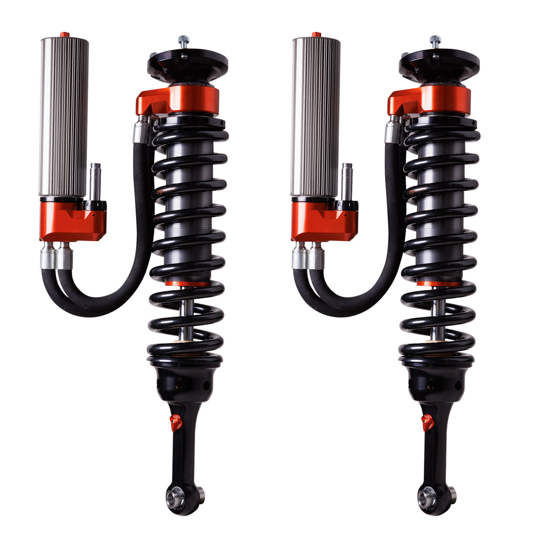 Fox Factory 21.5-On Ford Raptor Front Coilover Live Valve Internal Bypass3.0 Series Remote Reservoir 35 Inch/37 Inch Tire 0-1 Inch/0-.5 Inch Lift Kit