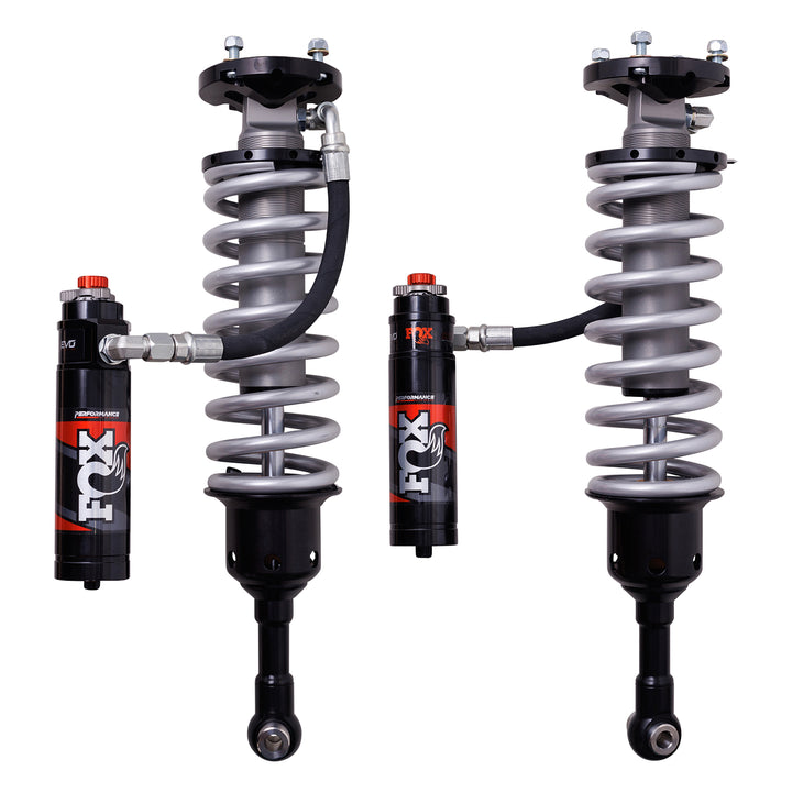Fox Factory 2024+ Toyota Tacoma Front Coilover 2.5 Truck Performance Elite Series Remote Reservoir Dual Speed Compression Evo 1-3 Inch Lift Kit