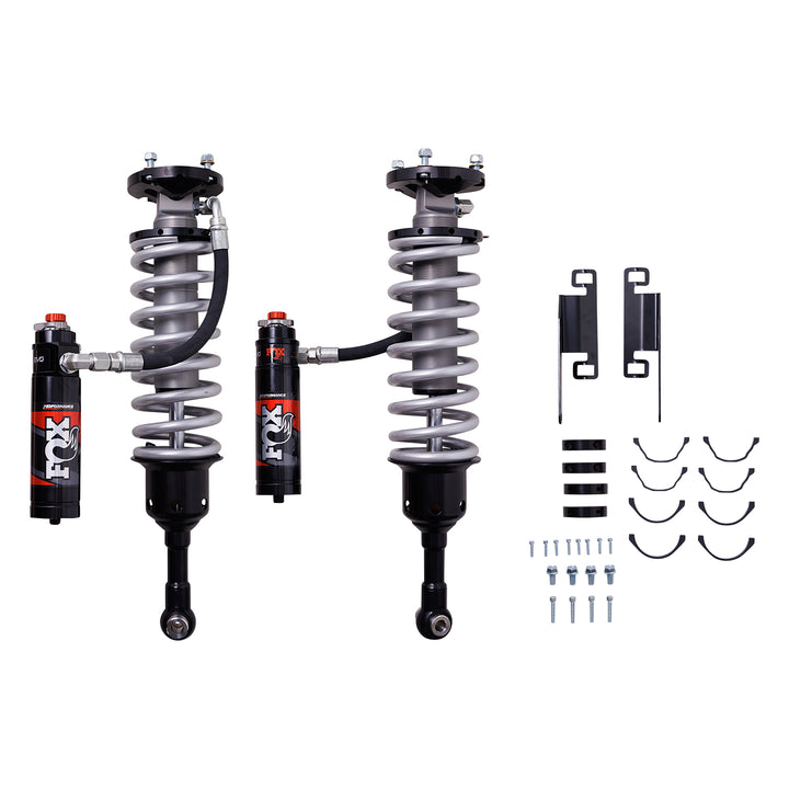 Fox Factory 2024+ Toyota Tacoma Front Coilover 2.5 Truck Performance Elite Series Remote Reservoir Dual Speed Compression Evo 1-3 Inch Lift Kit