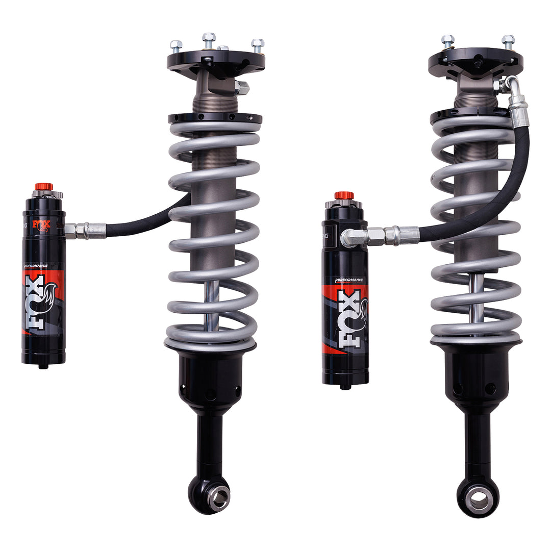 Fox Factory 2022+ Toyota LC300 &amp; Lexus Lx600 Front Coilover 2.5 Truck Performance Elite Series Remote Reservoir Dual Speed Compression 0-2 Inch (0-50Mm) Lift Kit