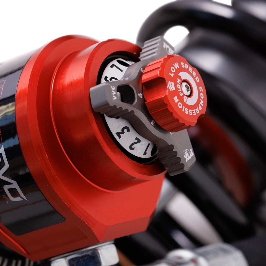 Fox Factory 2024+ Toyota Tacoma Front Coilover Internal Bypass 3.0 Series Remote Reservoir Dual Speed Compression Evo 2-3 Lift Kit