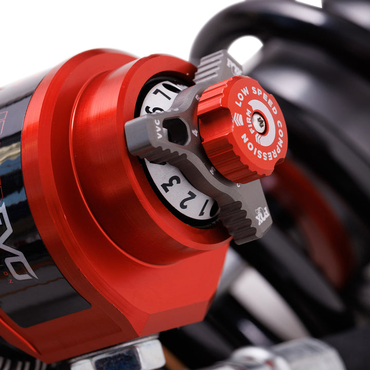 Fox Factory 2024+ Toyota Tacoma Front Coilover Internal Bypass 3.0 Series Remote Reservoir Dual Speed Compression Evo 2-3 Lift Kit