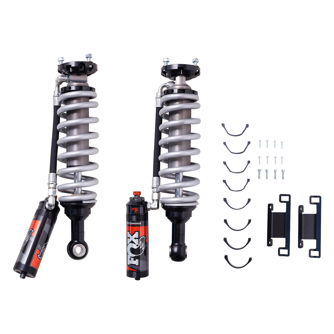 Fox Factory 2019+ Ford Ranger Px3 Front 2.5 Truck Performance Elite Series Remote Reservoir 1.5-2 Inch (40-50Mm) Lift Dual Speed Compression Kit