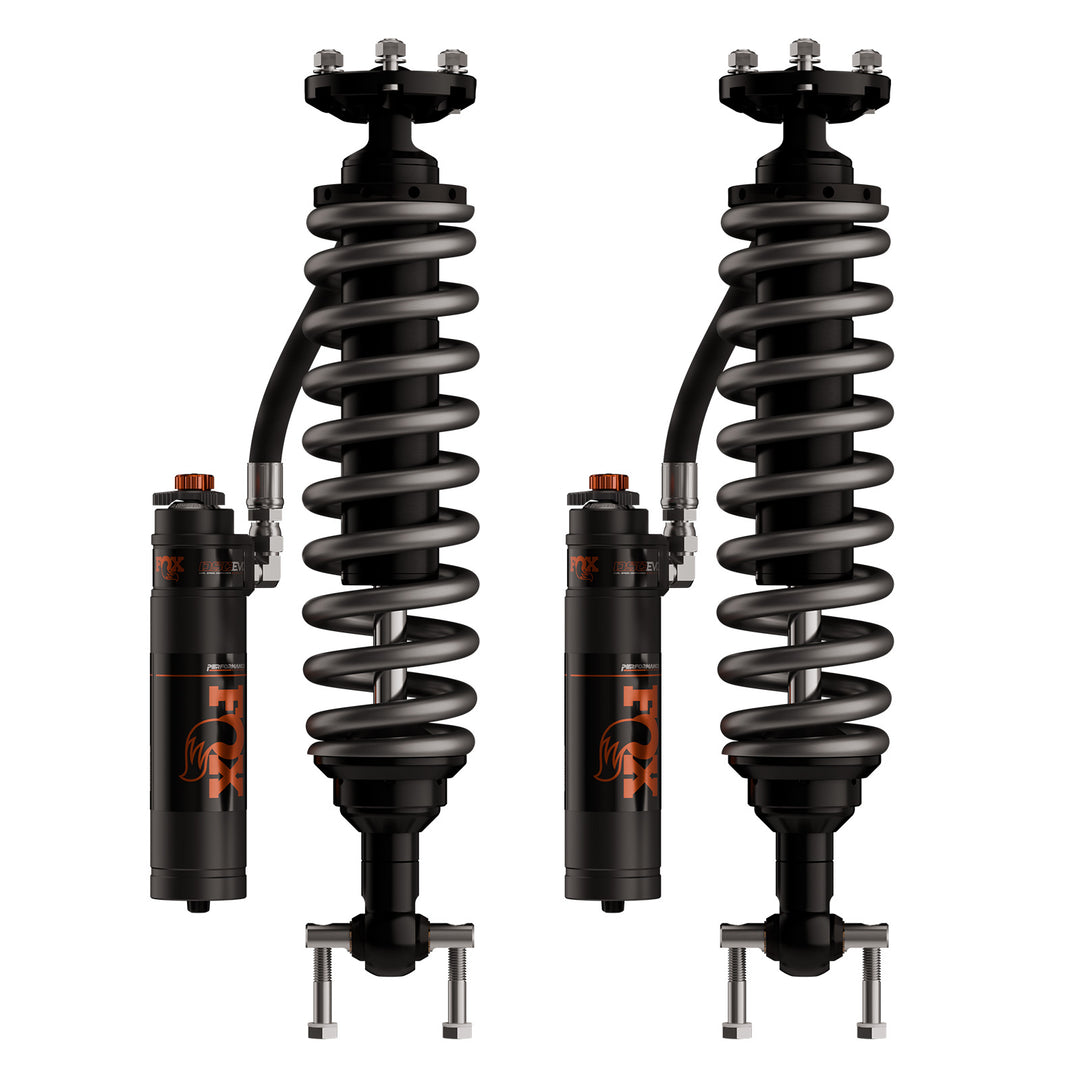 Fox Factory 2024+ Ford Ranger 4WD HD Front Coilover 2.5 Truck Performance Elite Series Remote Reservoir Dual Speed Compression Evo 1.5-3 Lift Kit