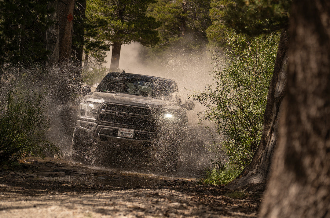 Fox Factory 2019+ Ford Raptor Rear Live Valve Internal Bypass 3.0 Series Piggy-Back External Cooler 12.3 Inch 0-1 Inch Lift Kit