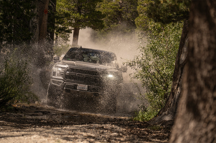 Fox Factory 2019+ Ford Raptor Rear Live Valve Internal Bypass 3.0 Series Piggy-Back External Cooler 12.3 Inch 0-1 Inch Lift Kit