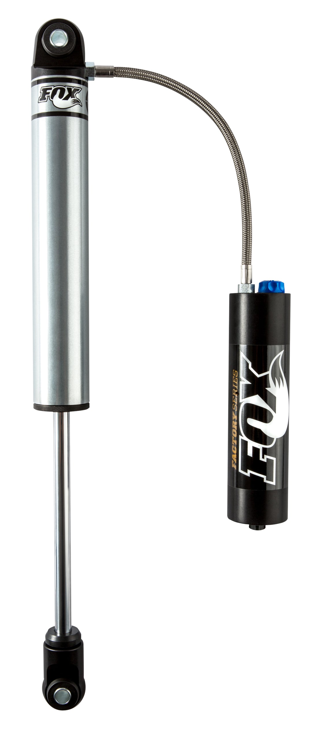 Fox Factory 2009+ Dodge 1500 4WD Rear 2.5 Series Remote Reservoir 9.8 Inch 0-1.5 Inch Lift Dual Speed Compression Kit