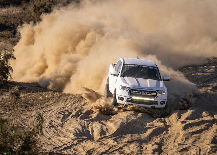 Fox Factory 2019+ Ford Ranger Us Only Rear 2.5 Truck Performance Elite Series Piggy-Back 9.55 Inch 0-1.5 Inch Lift Dual Speed Compression Kit