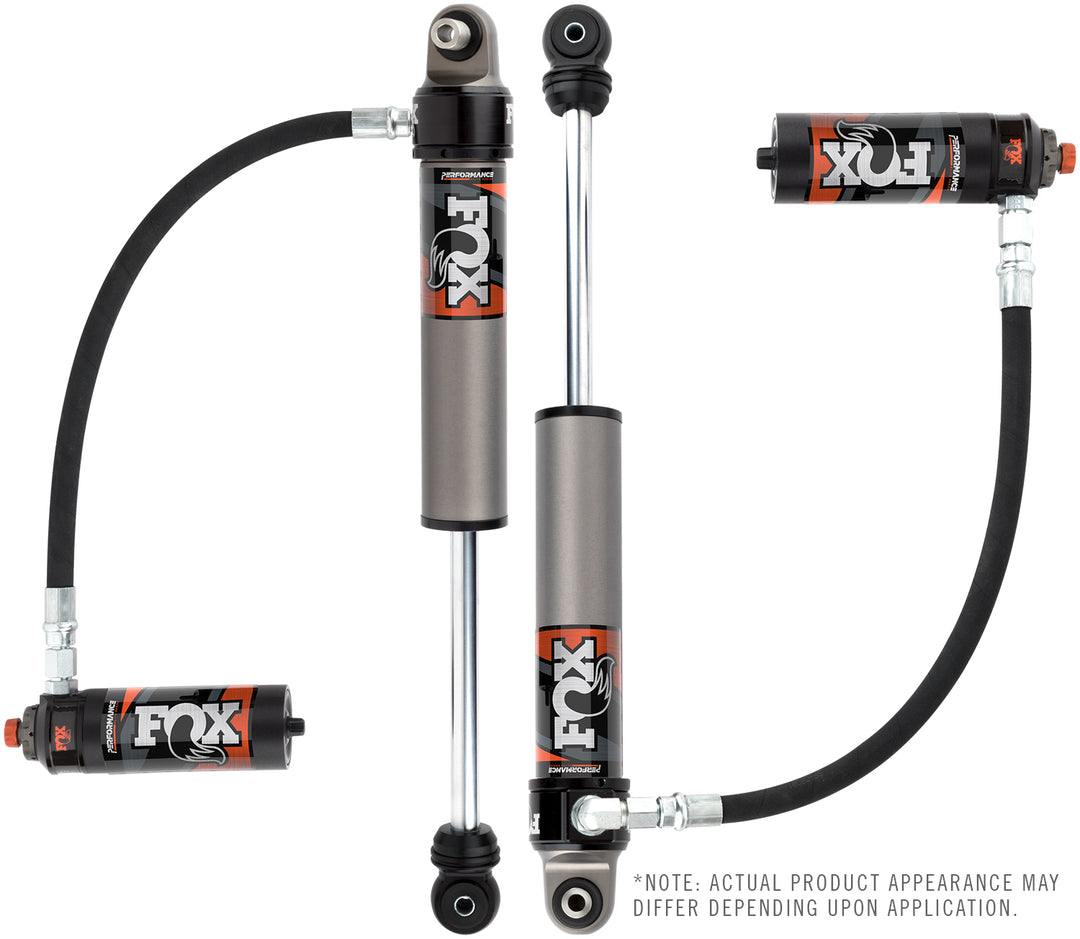 Fox Factory 2019+ GM 1500 Rear 2.5 Truck Performance Elite Series Remote Reservoir 0-1.5 Inch Lift Dual Speed Compression Kit
