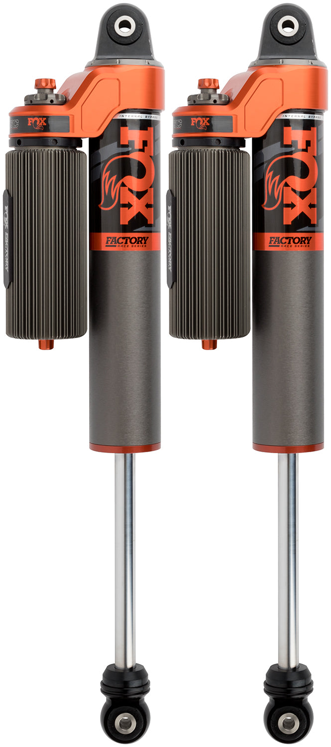 Fox Factory 2020+ Jeep Gladiator JT Gladiator Rear Internal Bypass 3.0 Series Piggy-Back 3.5-4.5 Inch Lift Dual Speed Compression Kit