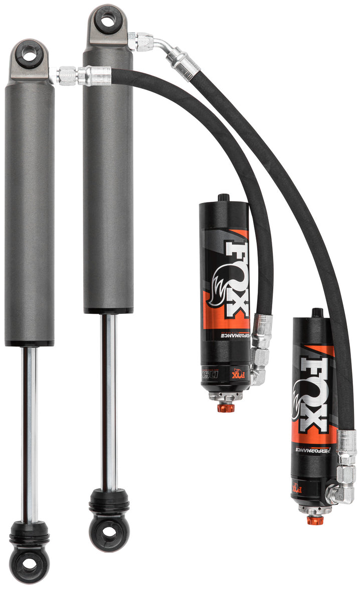 Fox Factory 2019+ GM 1500 Rear 2.5 Truck Performance Elite Series Remote Reservoir 10.5 Inch Non-Tb/Non-At4 2.5-4 Inch Lift Tb/At4 0-2 Inch Lift Dual Speed Compression Kit