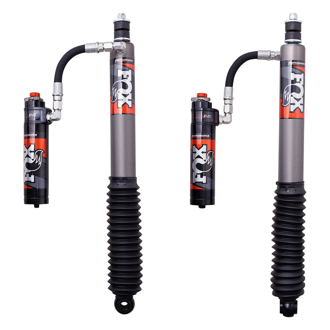 Fox Factory 2024+ Toyota Tacoma Rear 2.5 Truck Performance Elite Series Remote Reservoir Dual Speed Compression Evo 0-1.5 Inch Lift Kit