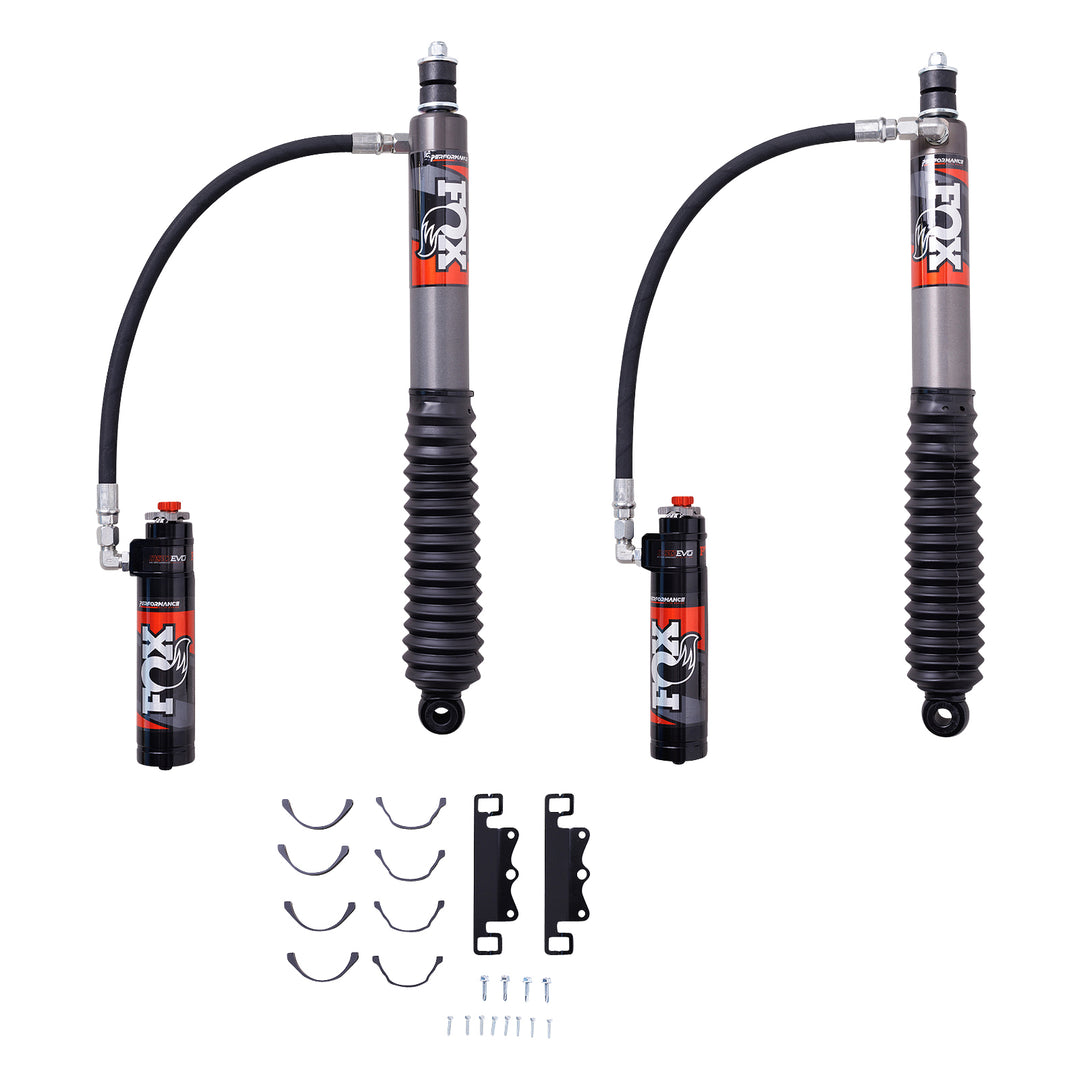 Fox Factory 2022+ Toyota LC300 &amp; Lexus Lx600 Rear HD Tune 2.5 Truck Performance Elite Series Remote Reservoir Dual Speed Compression Evo 0-1.5 Inch (0-40Mm) Lift Kit