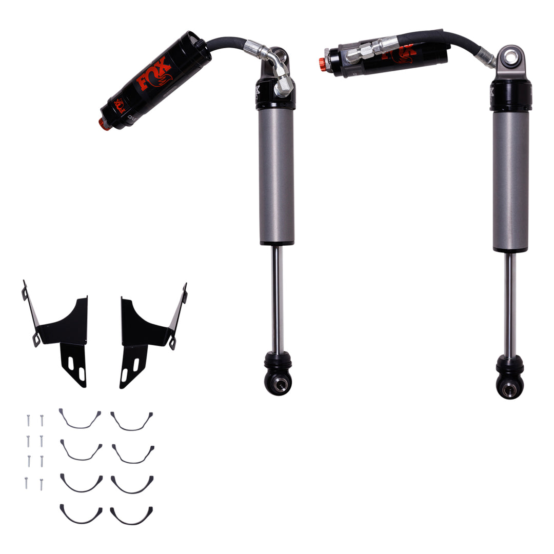 Fox Factory 2024+ Ineos Grenadier Front 2.5 Truck Performance Elite Series Remote Reservoir Dual Speed Compression Evo 0-2 Inch Lift Kit