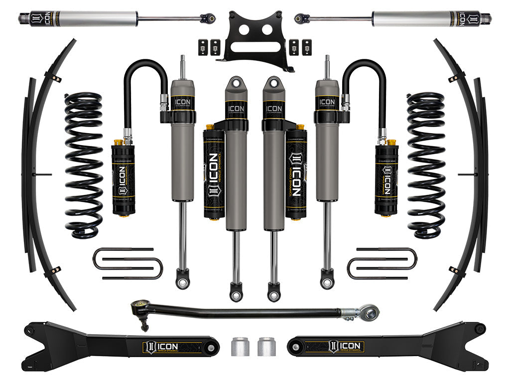 ICON Vehicle Dynamics 20-22 Ford F250/F350 4WD, 2.5" Lift, Stage 6 Suspension Sys w/ Leaf Spring