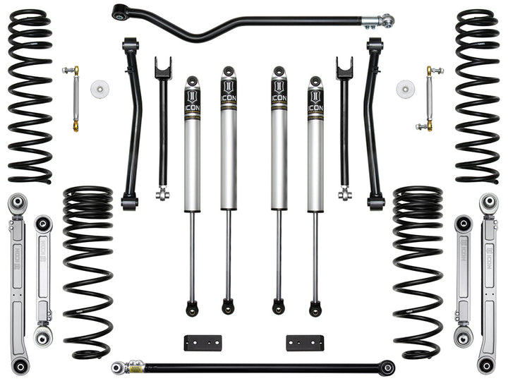 ICON Vehicle Dynamics 2020-Up Jeep Gladiator, 2.5" Lift, Stage 5 Suspension System, Billet UCA