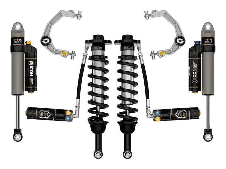 ICON Vehicle Dynamics 2021-2026 Ford F-150 4WD, 2.75-3.5" Lift, Stage 4 Suspension System, Billet, CDXS