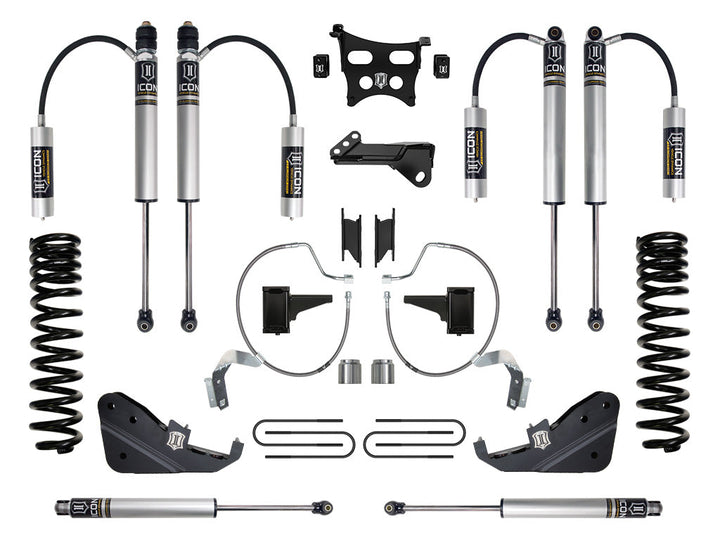 ICON Vehicle Dynamics 2023-2026 Ford F-250/F-350 Super Duty 4WD, Gas, 4.5" Lift, Stage 2 Suspension System