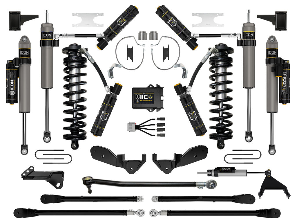 ICON Vehicle Dynamics 2023-2026 Ford F-250/F-350 Super Duty 4WD, 4-5.5" Lift, Stage 9 Coilover Conversion System