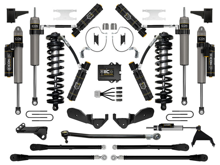 ICON Vehicle Dynamics 2023-2026 Ford F-250/F-350 Super Duty 4WD, 4-5.5" Lift, Stage 9 Coilover Conversion System