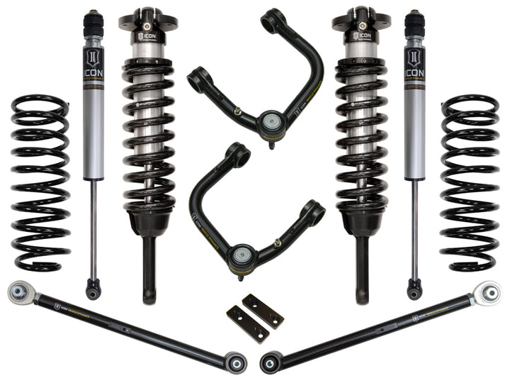 ICON Vehicle Dynamics 03-09 4Runner/FJ Cruiser 0-3.5" Lift Stage 3 Suspension System, Tubular UCA