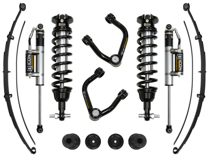 ICON Vehicle Dynamics 19-21 Ford Ranger, 0-3.5" Lift, Stage 6 Susp System, Tubular UCA Al Knuckle