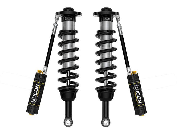 ICON Vehicle Dynamics 2022-2026 Toyota Tundra, 5-6" Lift, Front, V.S. 2.5 Series Coilover Kit, Remote Reservoir w/ CDCV, Pair