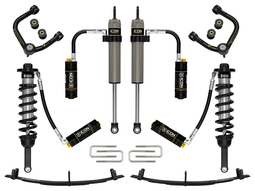 ICON Vehicle Dynamics 2005-2015 Toyota Tacoma 0-3.5" Lift, Stage 6 Suspension System, Tubular, CDCV