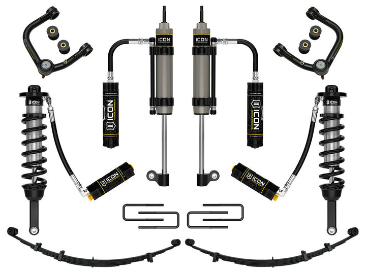 ICON Vehicle Dynamics 2005-2015 Toyota Tacoma 0-3.5" Lift, Stage 10 Suspension System, Tubular, CDCV