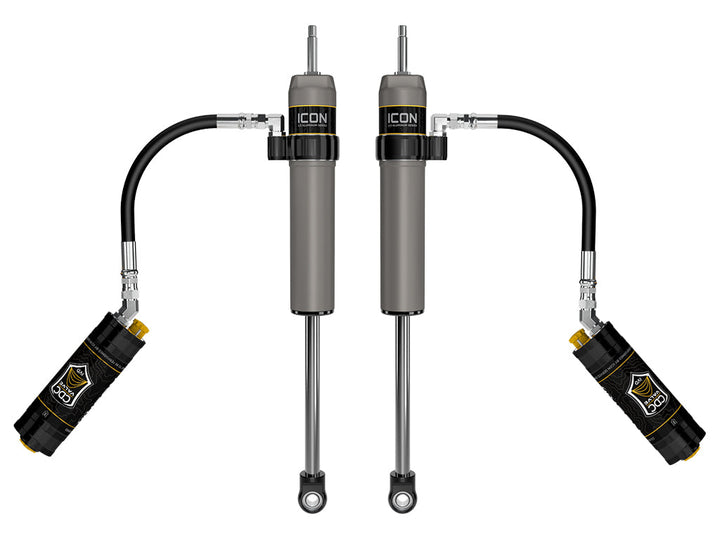 ICON Vehicle Dynamics 2023-2026 Ford F-250/F-350 Super Duty 4WD, 4.5” Lift, Front, V.S. 2.5 Aluminum Series Shocks, Remote Reservoir w/ CDCV, Pair