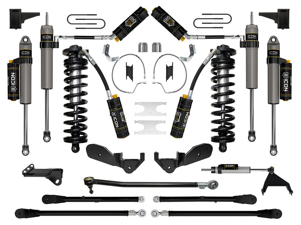 ICON Vehicle Dynamics 2023-2026 Ford F-250/F-350 Super Duty 4WD, 4-5.5" Lift, Stage 7 Coilover Conversion System