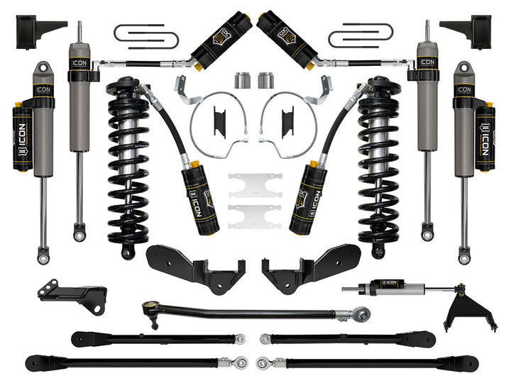 ICON Vehicle Dynamics 2023-2026 Ford F-250/F-350 Super Duty 4WD, 4-5.5" Lift, Stage 7 Coilover Conversion System