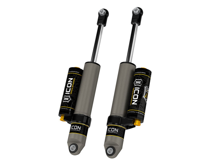 ICON 2019-2026 Chevrolet Silverado 1500/GMC Sierra 1500, 0-2" Lift, Rear, V.S. 2.5 Aluminum Series Shock Absorbers, Piggyback Reservoir w/ CDCV, Pair