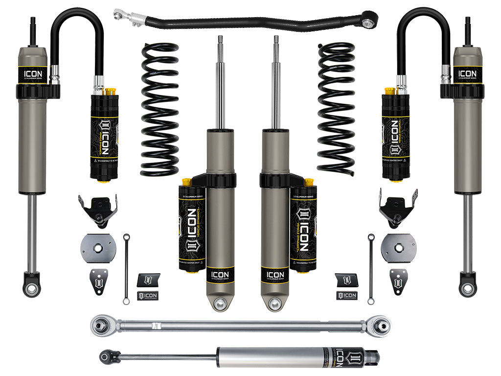 ICON Vehicle Dynamics 2014-2026 Ram 2500 4WD, Diesel, Coil Spring Rear, 4.5" Lift, Stage 4 Suspension System