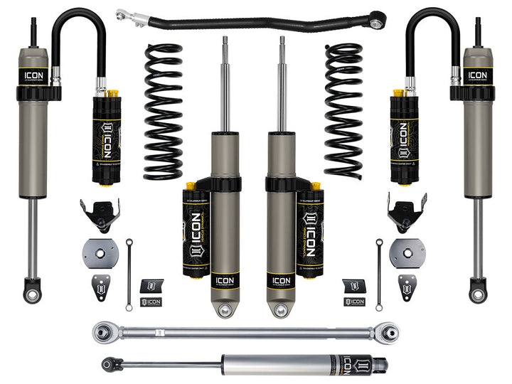 ICON Vehicle Dynamics 2014-2026 Ram 2500 4WD, Diesel, Coil Spring Rear, 4.5" Lift, Stage 4 Suspension System