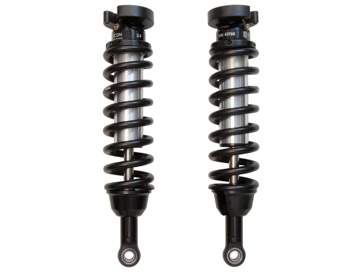 ICON Vehicle Dynamics 2011-2022 Ford Ranger T6, 1-3” Lift, V.S. 2.5 Series Coilover Kit, Internal Reservoir