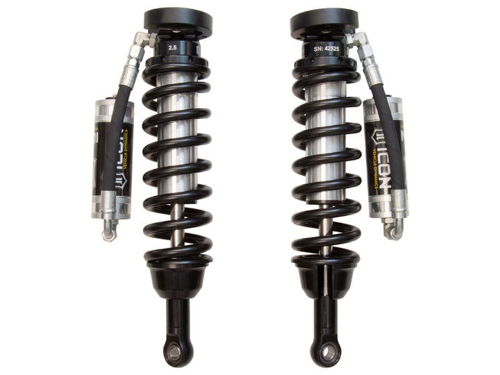 ICON Vehicle Dynamics 2011-2022 Ford Ranger T6, 1-3” Lift, V.S. 2.5 Series Coilover Kit, Remote Reservoir