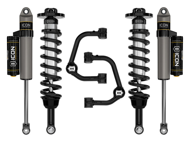 ICON Vehicle Dynamics 2021-2026 Ford F-150 4WD, 2.75-3.5" Lift, Stage 2 Suspension System, Tubular