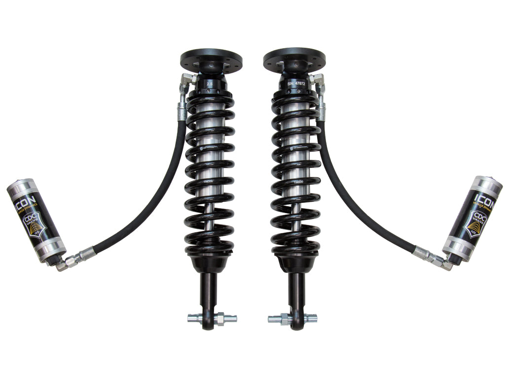 ICON Vehicle Dynamics 2015-20 Ford F150 4WD, 2-2.63” Lift, Front 2.5 VS RR/CDCV Coilover Kit