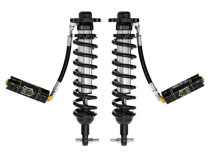 ICON Vehicle Dynamics 2021-2026 Ford F-150 4WD/Tremor, 3.5-4.5"/2.5-3" Lift, Front, V.S. 2.5 Series Coilovers, Remote Reservoir w/ CDCV, Pair
