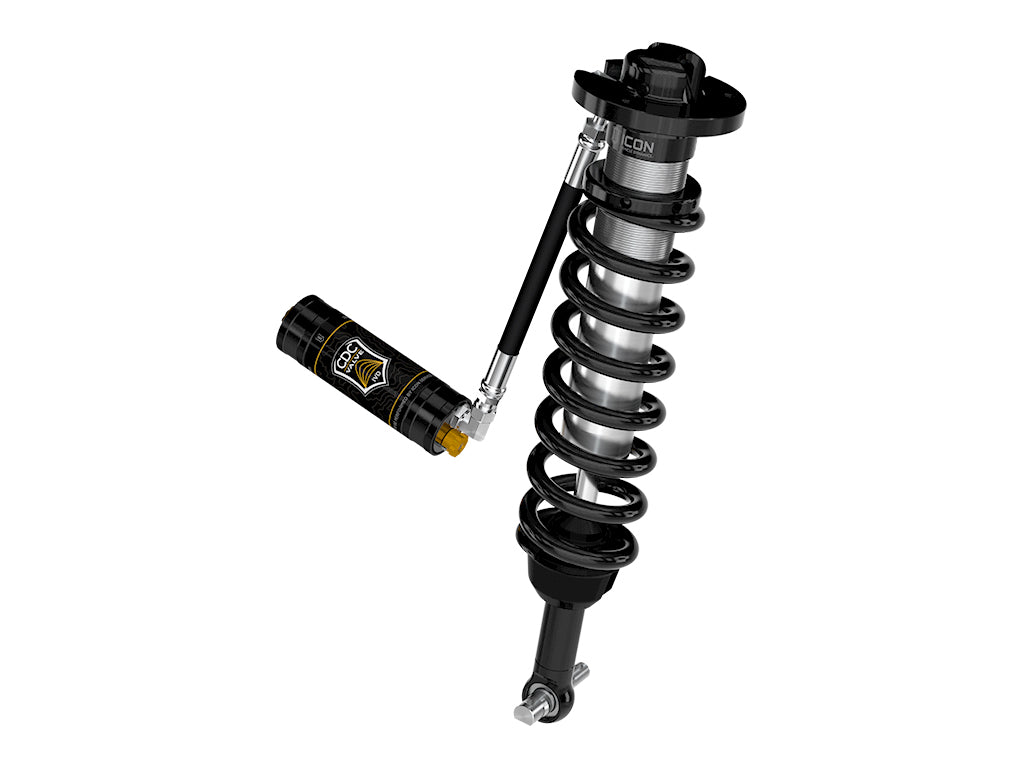 ICON Vehicle Dynamics 2021-2026 Ford F-150 4WD/Tremor, 3.5-4.5"/2.5-3" Lift, Front, V.S. 2.5 Series Coilovers, Remote Reservoir w/ CDCV, Pair